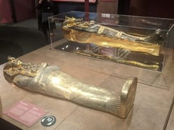 Výstava Tutanchamon - Vnitřní a vnější zlaté rakve
