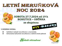 Letní meruňková noc v Bohuticích