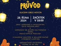 Lampionový průvod v Hevlíně