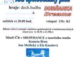 Společenský ples obce Jiřice u Miroslavi