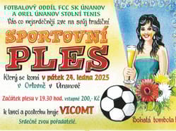 Sportovní ples v Únanově