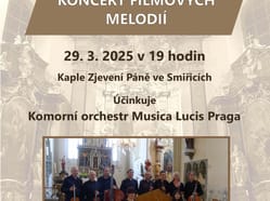 Koncert filmových melodií (Smiřické svátky hudby 2025)