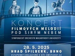 Koncert filmových melodií pod širým nebem | Brno