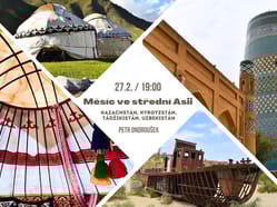 Měsíc ve střední Asii