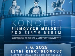 Koncert filmových melodií pod širým nebem | Olomouc