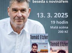 Tomáš Etzler – beseda s novinářem
