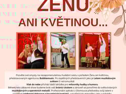 Ženu ani květinou