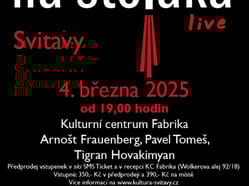 Na stojáka live: T. Hovakimyan – P. Tomeš – A. Frauenberg