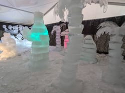 Ledové sochy Pustevny 2025
