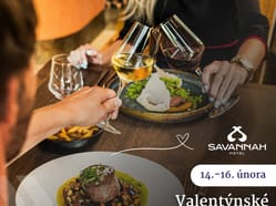 Valentýnské menu v Hotelu SAVANNAH