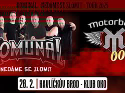 Komunál a Motorband / Nedáme se zlomit tour 2025 - Klub OKO