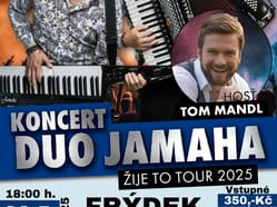 Koncert DUO JAMAHA & host TOM MANDL ve Frýdku-Místku