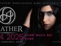 Vystoupení zpěvačky Heather s kapelou