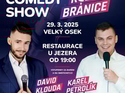 Stand-up Comedy Show ROZJETÝ BRÁNICE (Velký Osek)