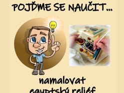 Pojďme se naučit namalovat egyptský reliéf