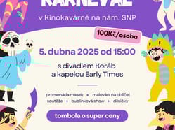Dětský karneval s divadlem Koráb