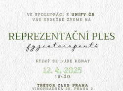 Reprezentační ples fyzioterapeutů 2025