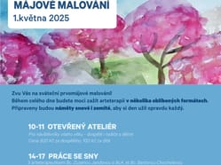 Letáček MÁJOVÉ MALOVÁNÍ menší