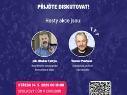 Debata s Otakarem Foltýnem a Václavem Marhoulem