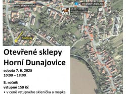 Otevřené sklepy v Horních Dunajovicích