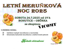 Letní meruňková noc v Bohuticích