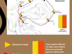 Praporková stezka podél řeky Rokytné