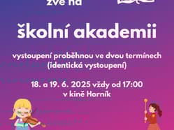 ŠKOLNÍ AKADEMIE - čtvrtek