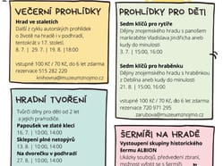 Letní Hradovánky 2025 - Sedm klíčů pro rytíře