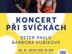 Koncert při svíčkách Festival Za poklady Broumovska