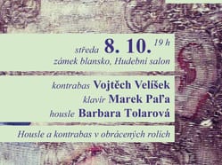 Housle a kontrabas v obrácených rolích / HUDBA NA ZÁMKU 2025