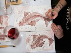 ArtWine v Praze (WineList) – Degustace vína se someliérem a malování vínem