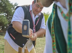 Zarážání hory s hroznovou kozou