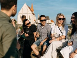 Ochutnávka vín VOC Znojmo u rotundy sv. Kateřiny