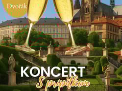 Koncert s přípitkem v barokní zahradě pod Pražským hradem