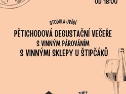 Pětichodová degustační večeře s českým vínem z jižní Moravy