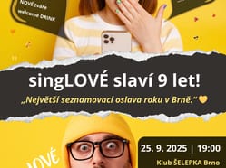 singLOVÉ slaví 9 let! Přijď