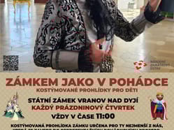 Vranovským zámkem jako v pohádce