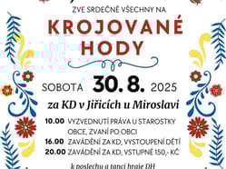 Krojované hody v Jiřících u Miroslavi