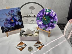 Workshop na bytové doplňky - hodiny na starém vinylu