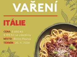 Škola vaření s Romanem Paulusem - Italská kuchyně