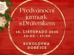 Předvánoční jarmark s Dráteníkem