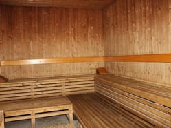 Sauna ve sportovním areálu Sedlčany