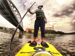 Paddleboard kurz pro začátečníky + na elektrokoloběžkách zpět