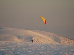 Snowkiting Krkonoše - nauč se kiting na sněhu