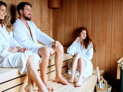 Sauna ve Squash a fitness centru Arbes na Smíchově