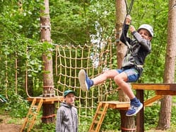 Dětský lanový park v areálu Slověnický mlýn Lišov