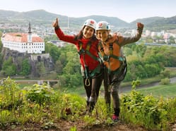 Zážitky VIA FERRATA Pastýřská stěna s průvodcem