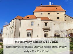Zahájení sezóny na Miroslavském zámku