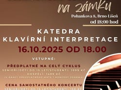 Klasická hudba na zámku - říjen(Katedra klavírní interpretace)