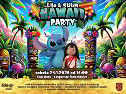 Havajská party pro děti ve stylu pohádky Lilo & Stitch